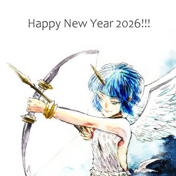 描き初め・2026うまどし！！