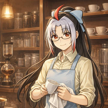 夜灯珈琲店へようこそ(挿絵)