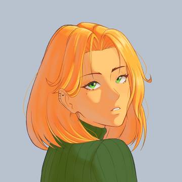 Blonde Turned Portrait