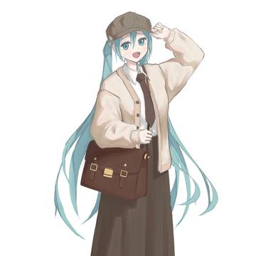Miku, Winter, It's warm today