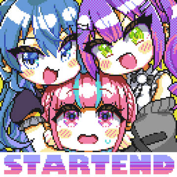 STARTENDのマイクラMAPアートの設計図