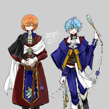 【ご依頼納品】衣装デザイン（ファンタジー魔法職）