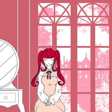 虹色の窓際
