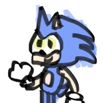 My drawing of Sonic The Hedgehog