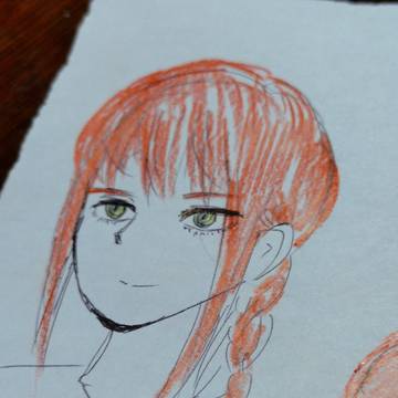 手癖で描いたマキマ