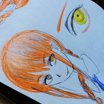 見本をみて描いたマキマ
