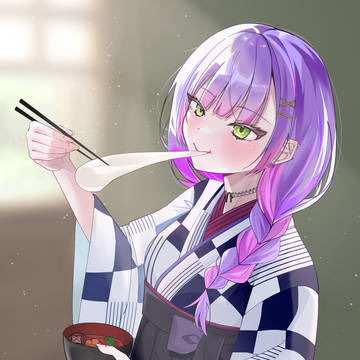 常闇トワ 正月イラスト