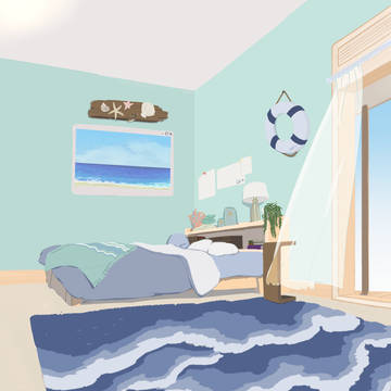 Ocean girl's bedroom🫧🌊🪸