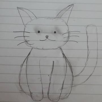 猫(模写)