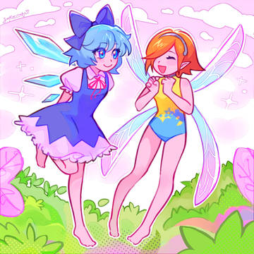 Cirno & Gallica