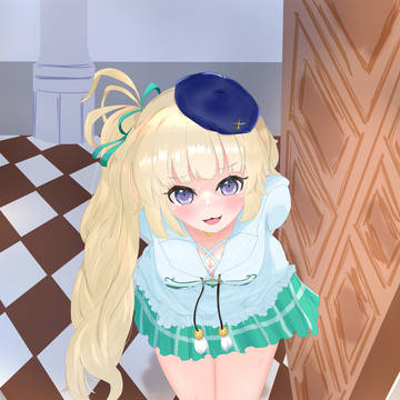 先輩を誘うマネ