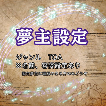 TOA連載　夢主設定