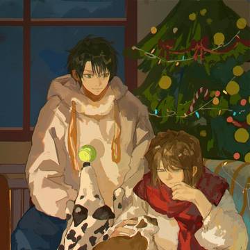 圣诞（越前リョ一マ&灰原哀）