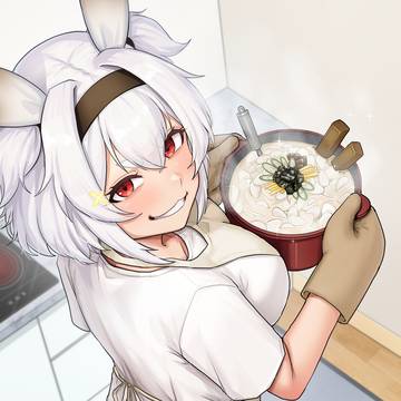 떡국을 끓인 알비스