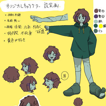 創作キャラ 設定画