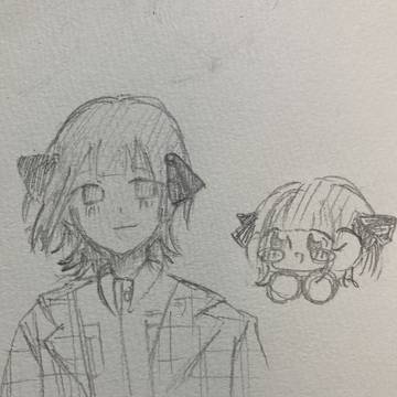 初描き