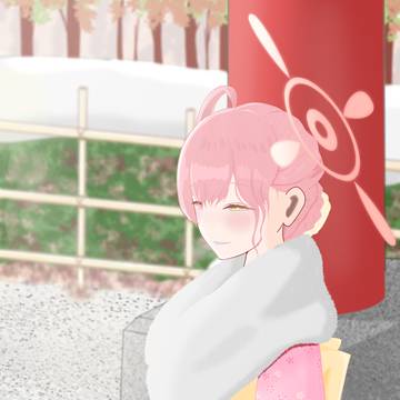 ハナコ誕生日イラスト