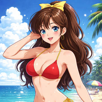 水着のお姉さん