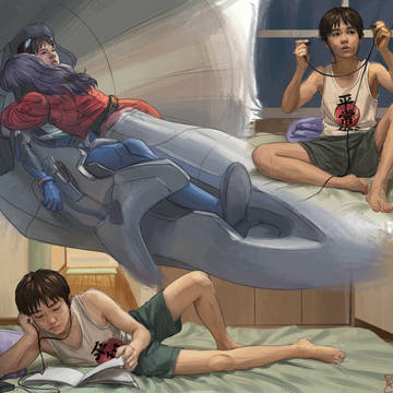 Evangelion frame study
