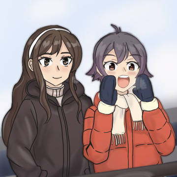新年の箱根駅伝で一般人に紛れて応援に来ている艦娘