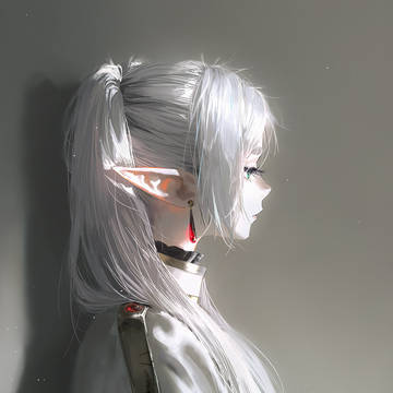 Frieren. Profile portrait