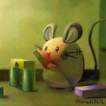 積み木デデンネ>o’ω’o<