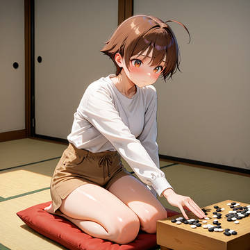 囲碁の日 川背さん