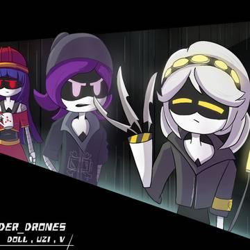 Murder_Drones 好きな3人(V,Uzi,Doll)