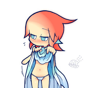 テトラちゃんが海で拾った可愛い水着を見せてくれるらしい+おまけ