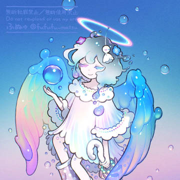 雨粒の天使