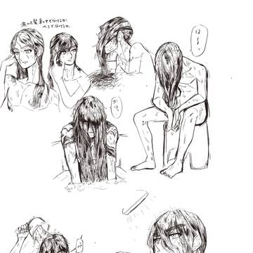 濡れ髪を見たかった