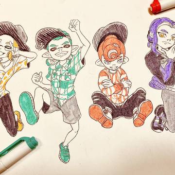 スプラ3まとめ絵
