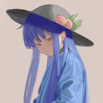 pixiv初投稿 スウェット天子ちゃん