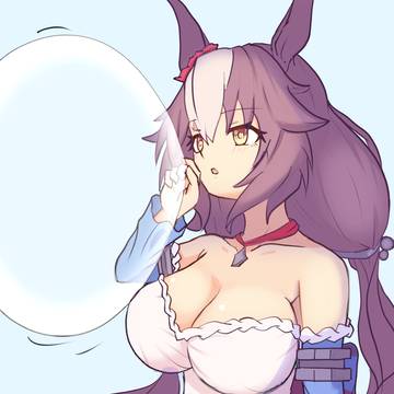 指でシャボン玉膨らますゼファー