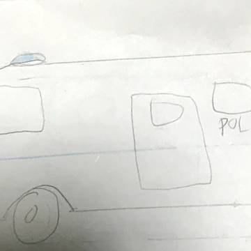 鵜沼市国警察警備局機動隊　中型人員輸送車