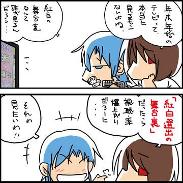 年始のテレビ番組の日常