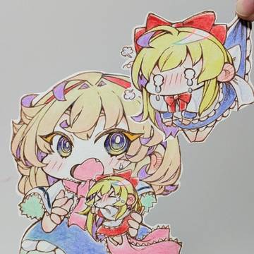 「あっ!!私の人形達になにするのよ?!」