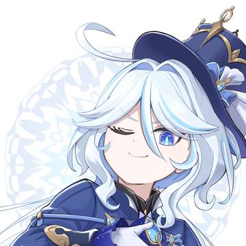 練習で描いたフリーナ