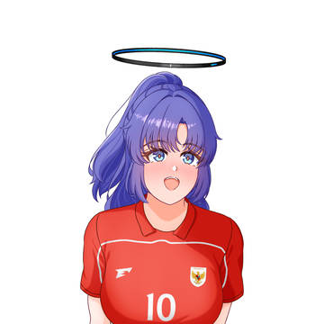 Yuuka with football Jersey❤️