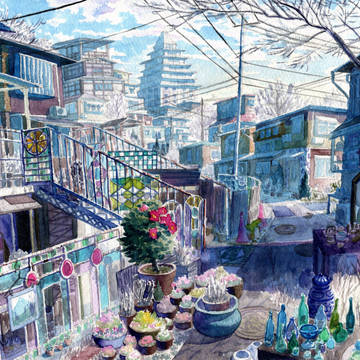 冬に散歩