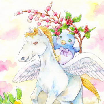 ペンギンおやつ☆餅花！