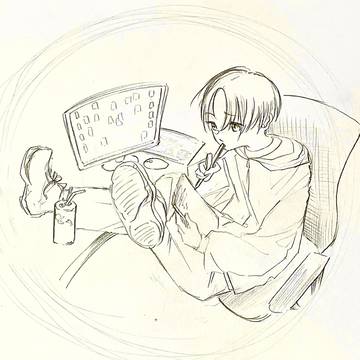 考え中