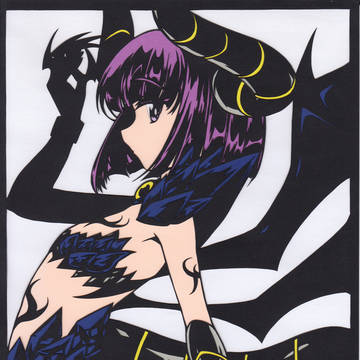 【切り絵】バハムート陽彩