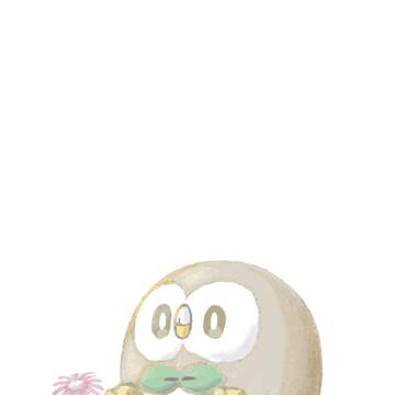 なんともいえない表情のモクロー