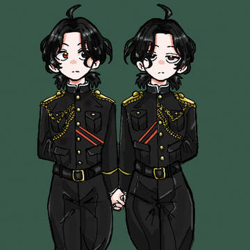 軍服のオリキャラ達