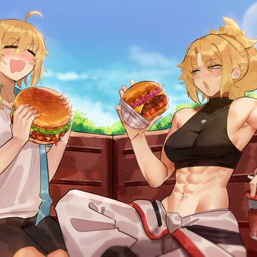 Mordred with father