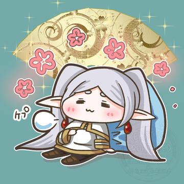 お正月に食べすぎたフリーレン様