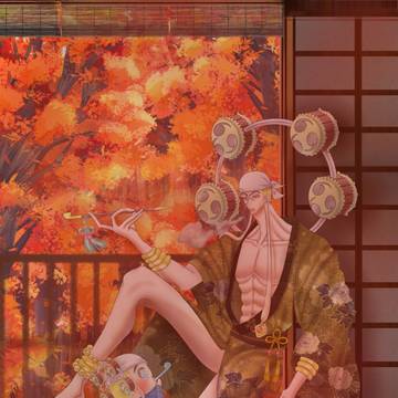 神エネルは真似しているようです。