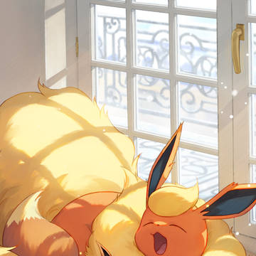 日向ぼっこ（flareon's day!）
