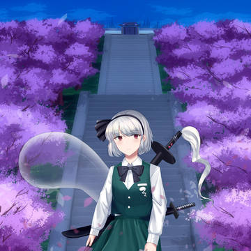[Touhou]Night Sakura and Youmu